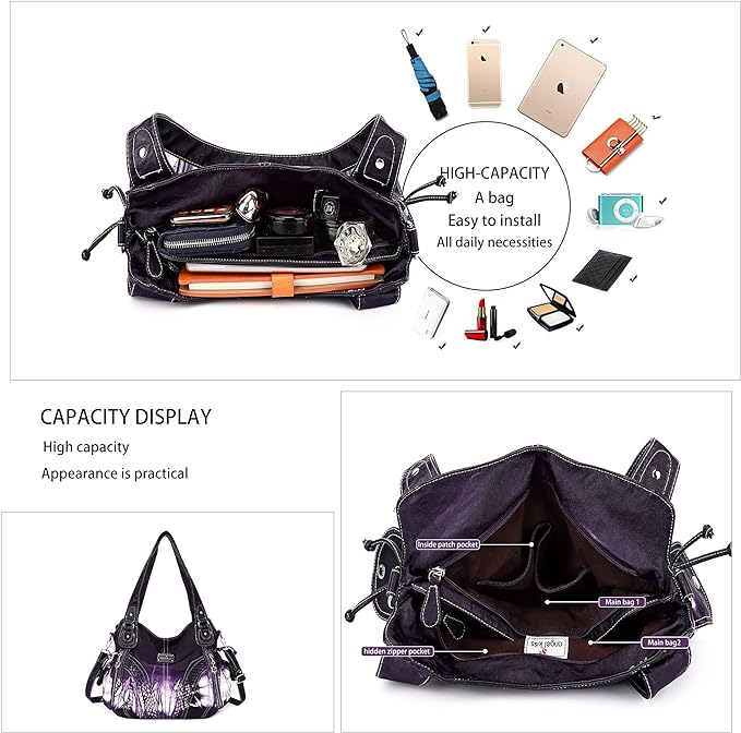 Women Fashion Handbag Tote Bag Shoulder Bag Top Handle Satchel Purse