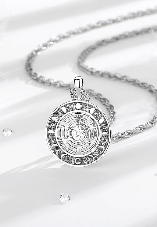 ONE :💎Hecate Wheel Symbolism Pendant Necklace Fine Jewelry 💎