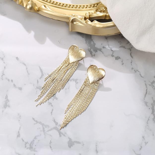 ONE PAIR: Crystal Multi Gold/Silver Rhinestone Chandelier Wedding Bridal Dangle Earrings