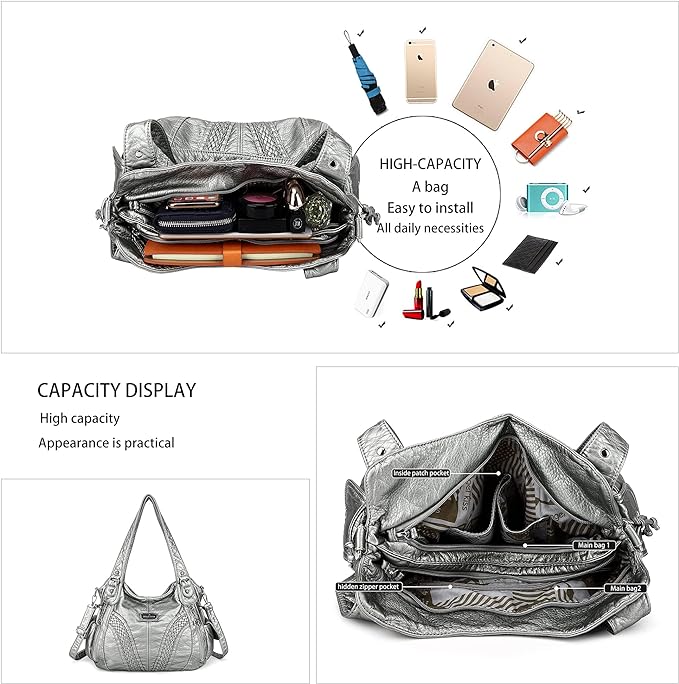Women Fashion Handbag Tote Bag Shoulder Bag Top Handle Satchel Purse