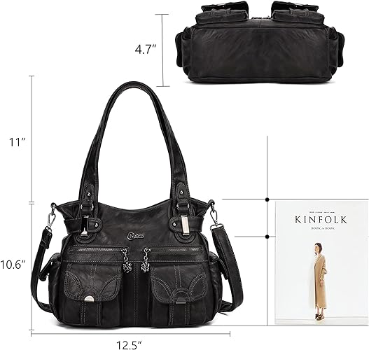 Women Fashion Handbag Tote Bag Shoulder Bag Top Handle Satchel Purse