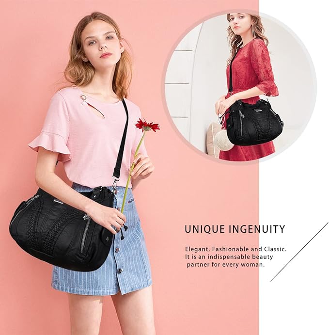 Women Fashion Handbag Tote Bag Shoulder Bag Top Handle Satchel Purse