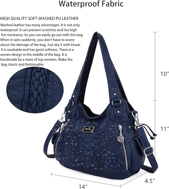 Women Fashion Handbag Tote Bag Shoulder Bag Top Handle Satchel Purse