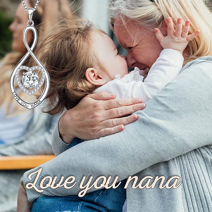 Love Heart Pendant Necklace  Style: Love You Nana