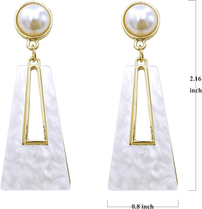 ONE PAIR:   Crystal Multi Gold/Silver  Dangle Earrings