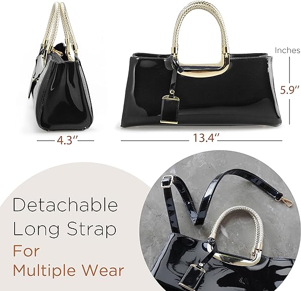 Women Fashion Handbag Tote Bag Shoulder Bag Top Handle Satchel Purse