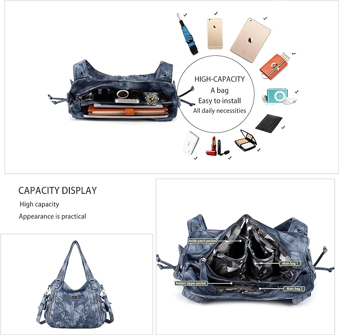 Women Fashion Handbag Tote Bag Shoulder Bag Top Handle Satchel Purse