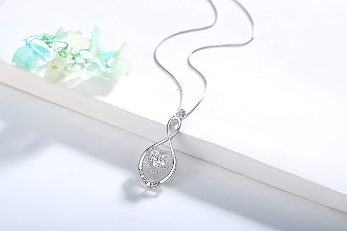 Love Heart Pendant Necklace  Style: Love You Nana