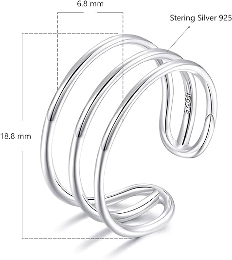 ONE: 925 Sterling Silver High Quality Ring