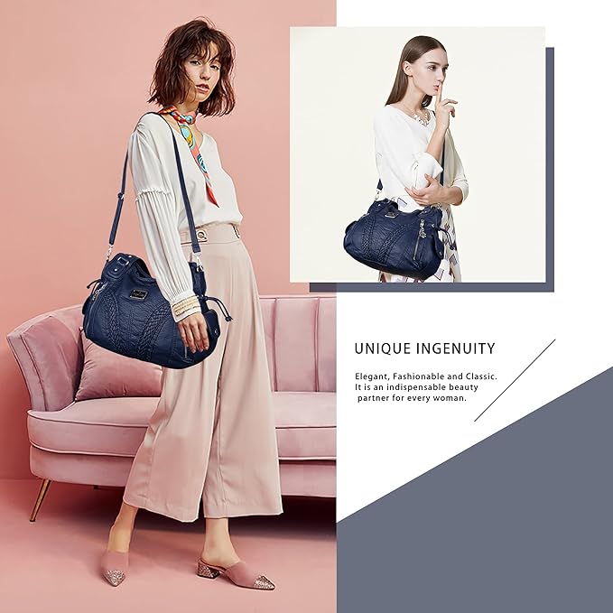 Women Fashion Handbag Tote Bag Shoulder Bag Top Handle Satchel Purse