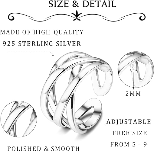 0NE: 925 Sterling Silver High Quality Ring