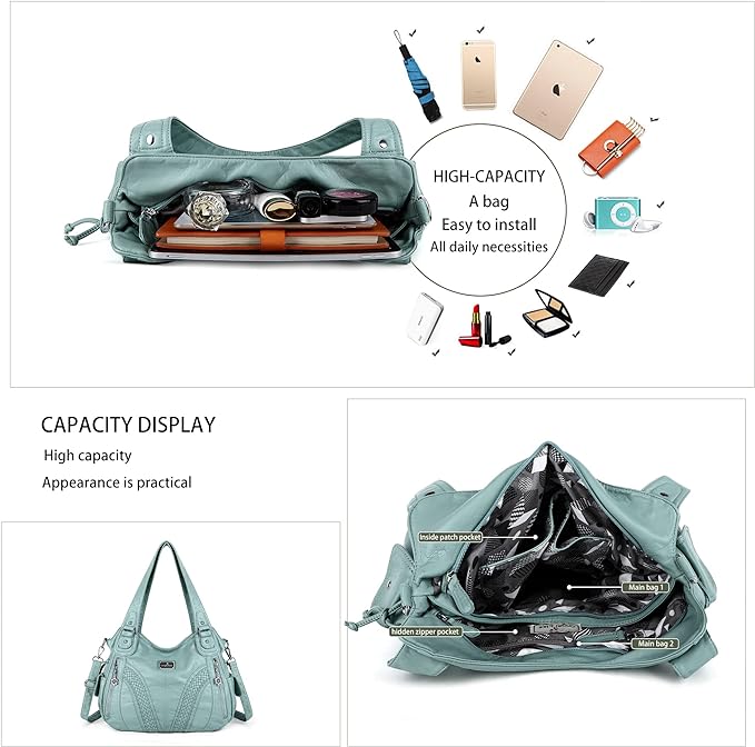Women Fashion Handbag Tote Bag Shoulder Bag Top Handle Satchel Purse