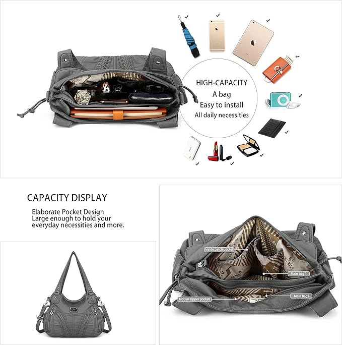 Women Fashion Handbag Tote Bag Shoulder Bag Top Handle Satchel Purse