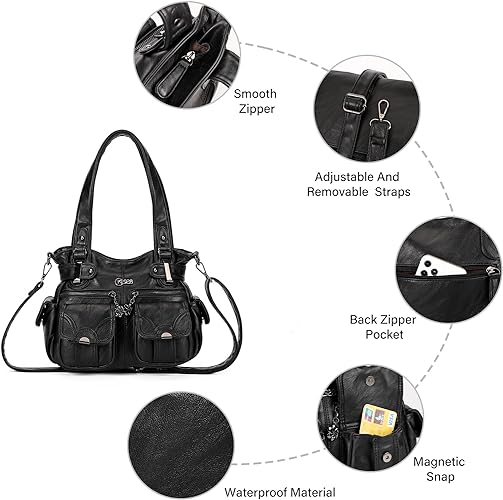 Women Fashion Handbag Tote Bag Shoulder Bag Top Handle Satchel Purse