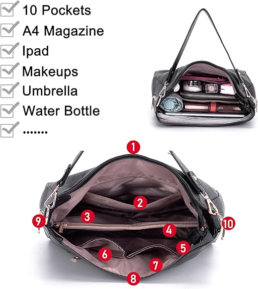 Women Fashion Handbag Tote Bag Shoulder Bag Top Handle Satchel Purse