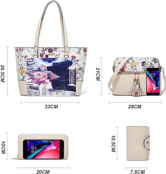 Women Fashion Handbag Tote Bag Shoulder Bag Top Handle Satchel Purse