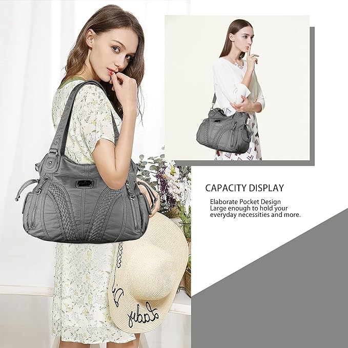 Women Fashion Handbag Tote Bag Shoulder Bag Top Handle Satchel Purse