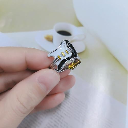 0NE: 925 Sterling Silver High Quality Ring Music Jewelry