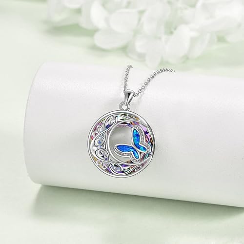 ONE :💎Butterfly Pendant Necklace Fine Jewelry 💎