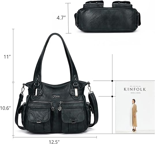 Women Fashion Handbag Tote Bag Shoulder Bag Top Handle Satchel Purse