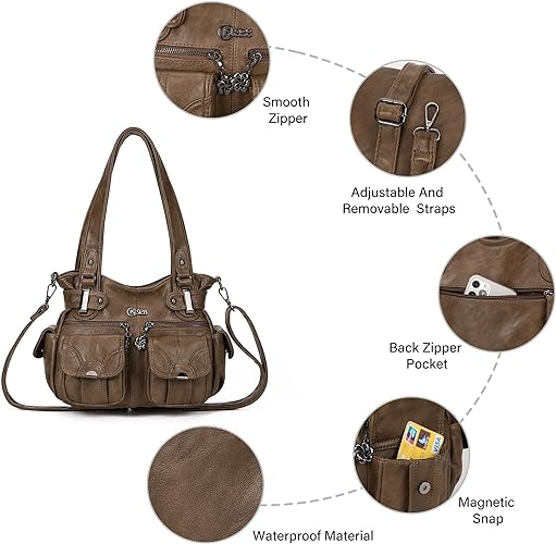 Women Fashion Handbag Tote Bag Shoulder Bag Top Handle Satchel Purse