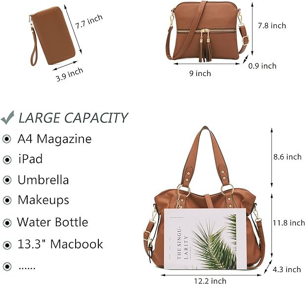 Women Fashion Handbag Tote Bag Shoulder Bag Top Handle Satchel Purse