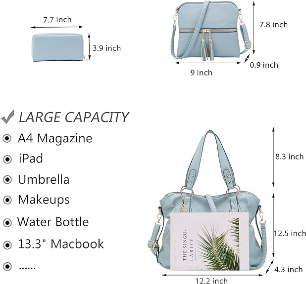 Women Fashion Handbag Tote Bag Shoulder Bag Top Handle Satchel Purse