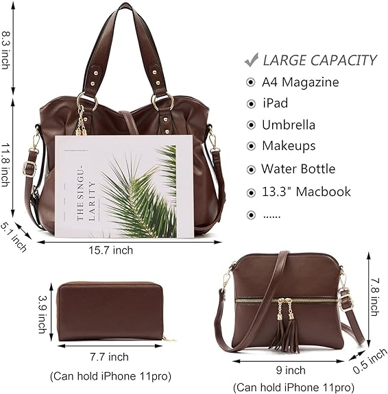 Women Fashion Handbag Tote Bag Shoulder Bag Top Handle Satchel Purse