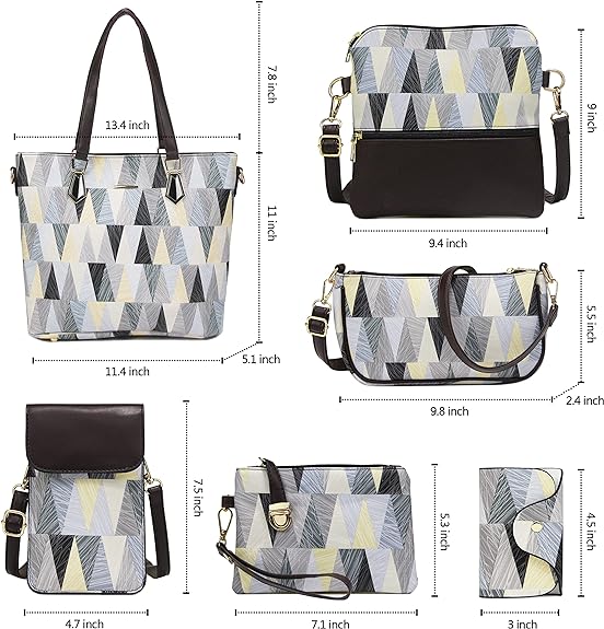 Women Fashion Handbag Tote Bag Shoulder Bag Top Handle Satchel Purse