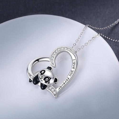 ONE: Love Heart Pendant Necklace Style: I LOVE YOU FOREVER
