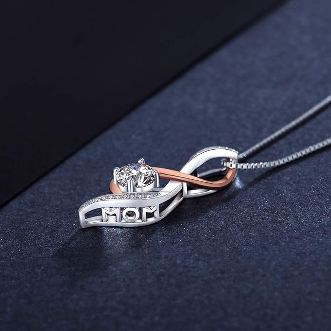 ONE: Love Heart Pendant Necklace Style Mom Infinity Love