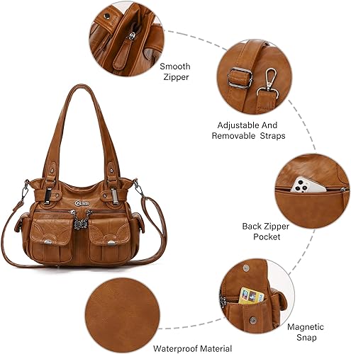 Women Fashion Handbag Tote Bag Shoulder Bag Top Handle Satchel Purse
