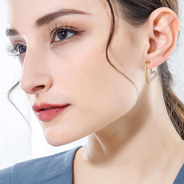 ONE PAIR:   Crystal Stud Multi Gold/Silver  Dangle Earrings