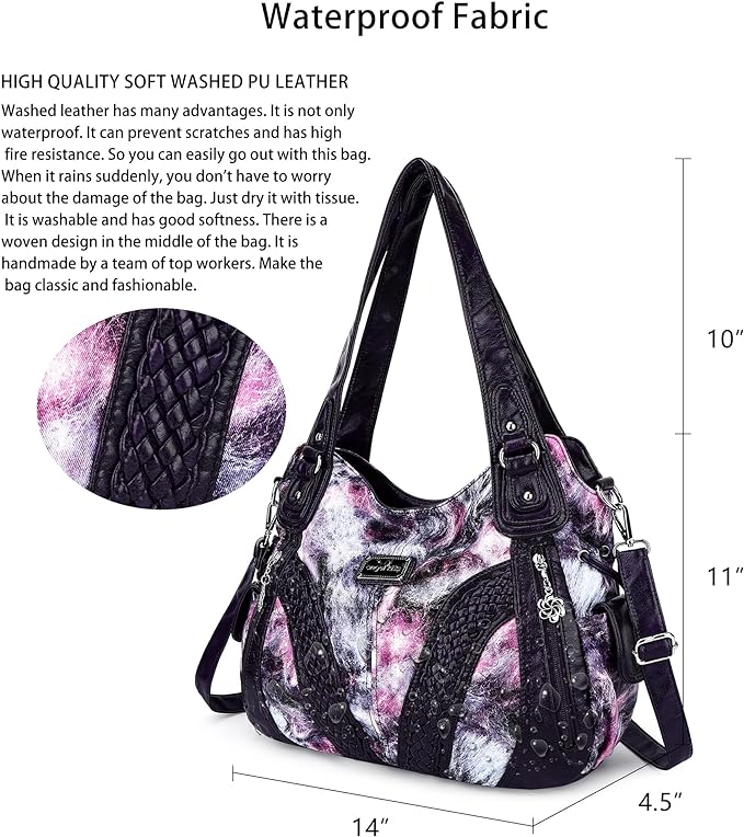 Women Fashion Handbag Tote Bag Shoulder Bag Top Handle Satchel Purse