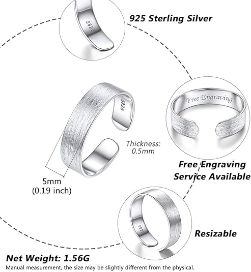 ONE: 925 Sterling Silver High Quality Ring