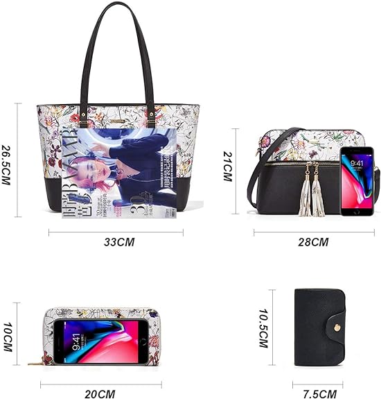 Women Fashion Handbag Tote Bag Shoulder Bag Top Handle Satchel Purse