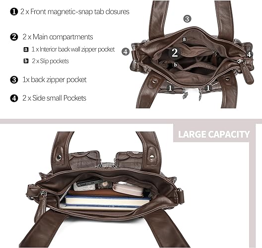 Women Fashion Handbag Tote Bag Shoulder Bag Top Handle Satchel Purse