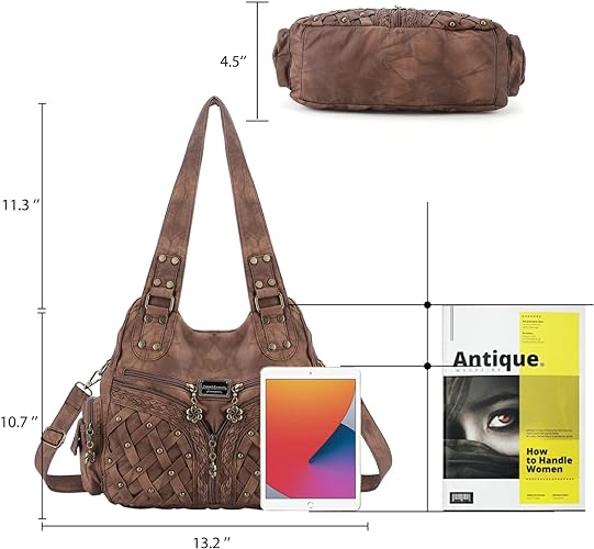 Women Fashion Handbag Tote Bag Shoulder Bag Top Handle Satchel Purse