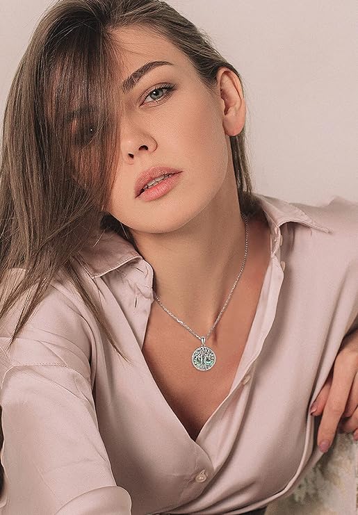 ONE :💎Sister Tree Pendant Necklace Fine Jewelry 💎