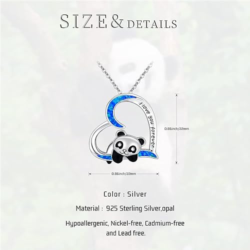 ONE: Love Heart Pendant Necklace Style: I LOVE YOU FOREVER