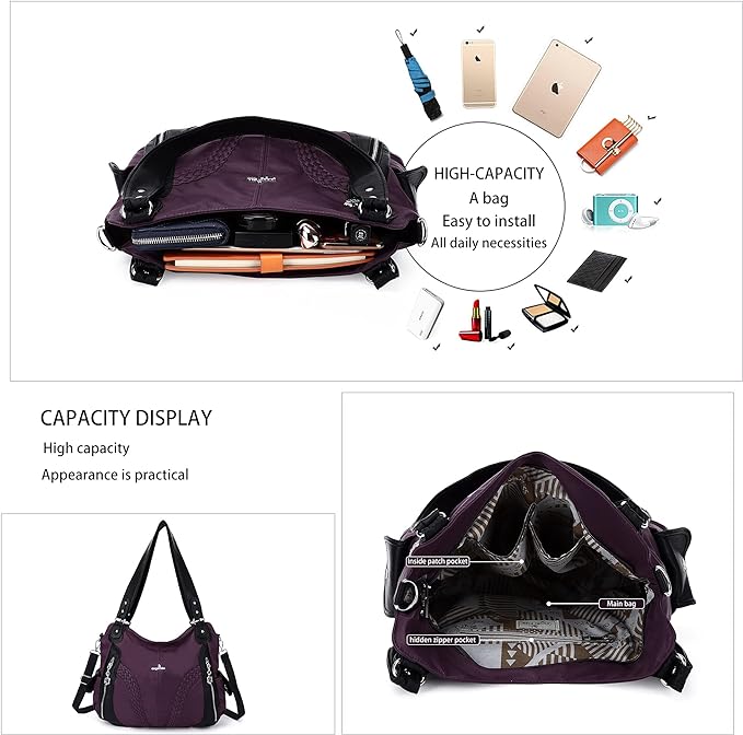 Women Fashion Handbag Tote Bag Shoulder Bag Top Handle Satchel Purse