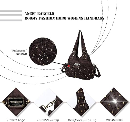 Women Fashion Handbag Tote Bag Shoulder Bag Top Handle Satchel Purse