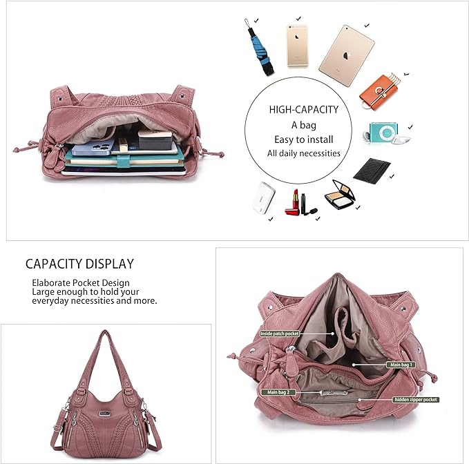 Women Fashion Handbag Tote Bag Shoulder Bag Top Handle Satchel Purse