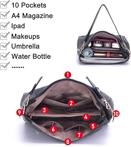 Women Fashion Handbag Tote Bag Shoulder Bag Top Handle Satchel Purse