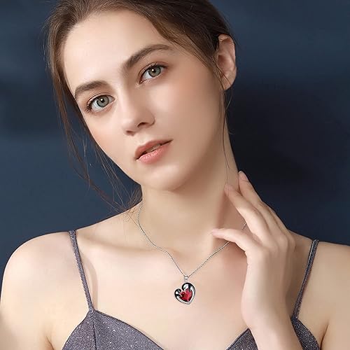 ONE :💎Penguin Crystal Pendant Necklace Fine Jewelry 💎