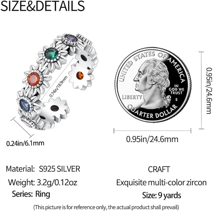 ONE: 925 Sterling Silver High Quality Ring