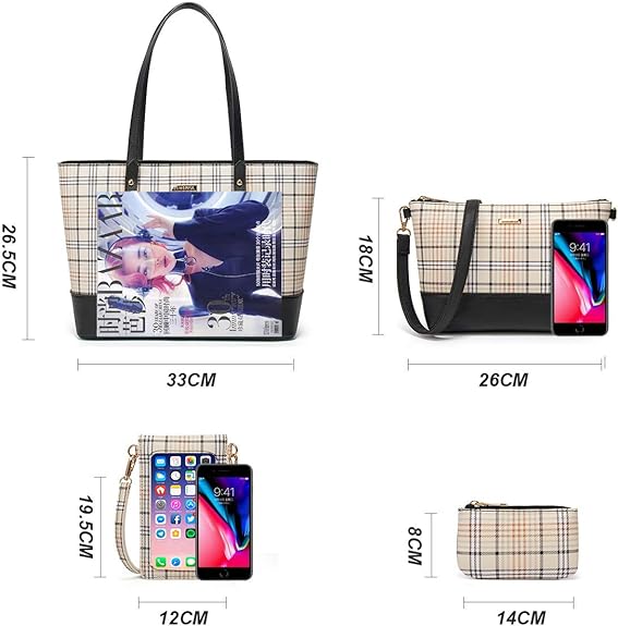 Women Fashion Handbag Tote Bag Shoulder Bag Top Handle Satchel Purse