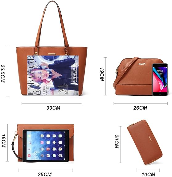 Women Fashion Handbag Tote Bag Shoulder Bag Top Handle Satchel Purse