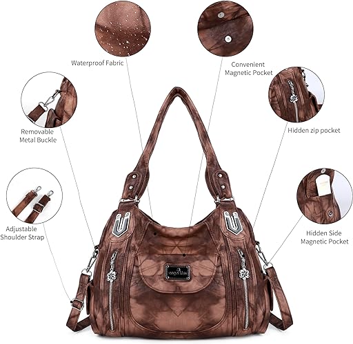 Women Fashion Handbag Tote Bag Shoulder Bag Top Handle Satchel Purse