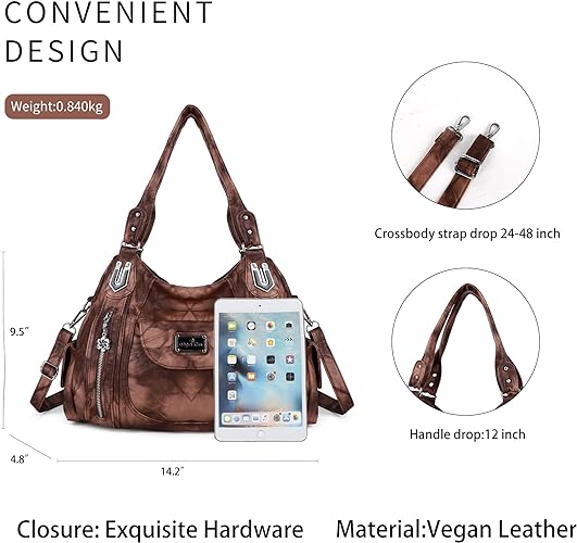 Women Fashion Handbag Tote Bag Shoulder Bag Top Handle Satchel Purse